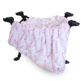 Whisper Dog Blanket (Color: Fuchsia, size: Throw)