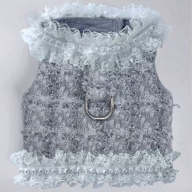 Envogue Dog Harness (Color: Platinum, size: MD)