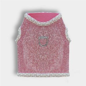 Imperial Crystal Dog Harness (Color: Prima Donna, size: LG)