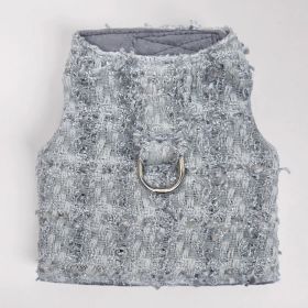 Annabella Dog Harness (Color: Platinum, size: LG)