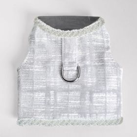 Genevieve Dog Harness (Color: Silver, size: LG)