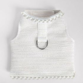 Isabella Dog Harness (Color: Ivory, size: LG)