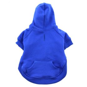 Flex-Fit Dog Hoodie (Color: Blue, size: X-Small)