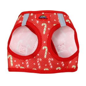 American River Choke Free Dog Harness Holiday Collection (Color: Candy Canes, size: 2X-Large)