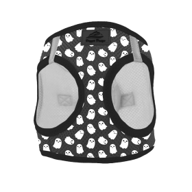 American River Choke Free Dog Harness Holiday Collection (Color: Halloween Ghosts, size: 3X-Large)