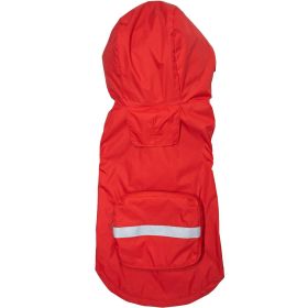 Packable Raincoat (Color: Red, size: 2X-Large)