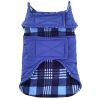 Reversible Fleece Lined Puffer Dog Coat