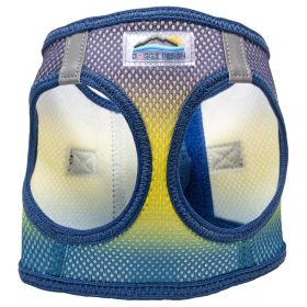American River Choke Free Dog Harness Ombre Collection (Color: Cosmic Splash, size: medium)