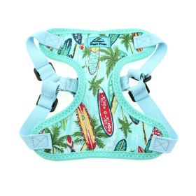 Wrap and Snap Choke Free Dog Harness by Doggie Design (Color: Surfboards and Palms, size: large)