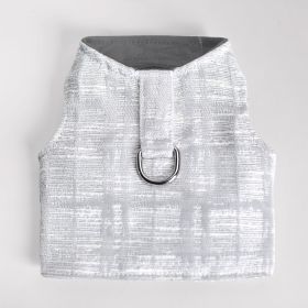 Gia Dog Harness (Color: Silver, size: MD)